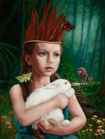 Sylvi (from the house of strength)' - Oil on Canvas, 
By Karyn Hitchman
NZ$2800